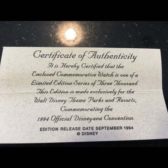 Disney 1994 Disneyana Convention Sorcerer Watch - Picture 5 of 5